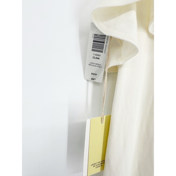 NWT Aritzia Wilfred Clink Dress Drapey Jersey Ruffle Maxi Dress - Picture 3 of 8